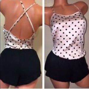 Victoria Secret Satin and Modal Romper
